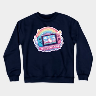 I'd Rather Be Gaming Crewneck Sweatshirt